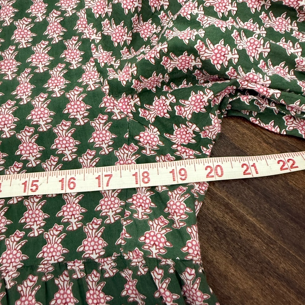 Fox in Gown green and pink floral dress - Picture 2 of 7